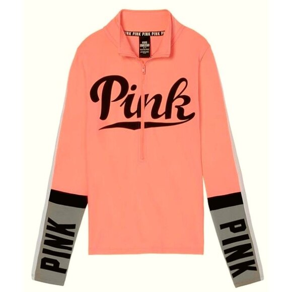 Pink By Victoria's Secret Ultimate Long Sleeve Half-Zip Sweater Women's Size S/P - Picture 1 of 10